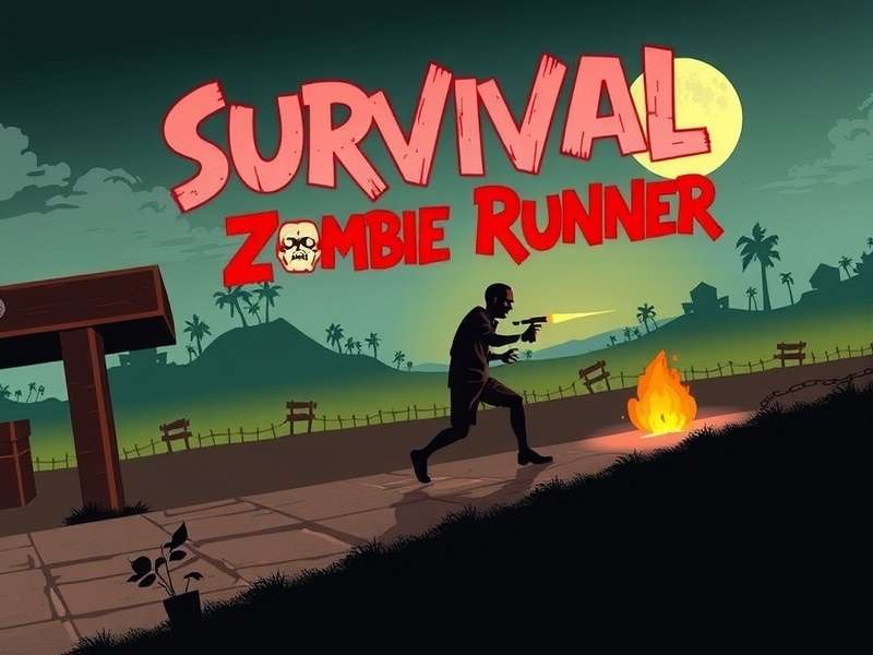 Survival Zombie Runner Game Banner
